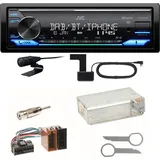 JVC KD-X482DBT Bluetooth DAB Einbauset für Mercedes SLK R170 W208 W210