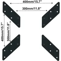 TECHLY Montagekomponente (VESA-Adapter) - kaltgewalzter Stahl