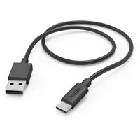 Hama Ladekabel USB-A/USB-C 1m schwarz