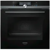 Siemens Einbau-Backofen mit Mikrowelle und Dampfgarer HN878G4B6 Black Steel
