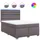 vidaXL Boxspringbett 140 x 200 cm Grau