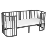 Waldin Erweiterung auf 174cm für 7in1 Babybett ohne BETT, Graphit