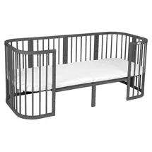 Waldin Erweiterung auf 174cm für 7in1 Babybett ohne BETT, Graphit