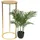 DanDiBo Ambiente Blumenhocker 70 x 70 cm Gold