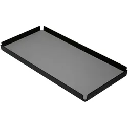 Stil Casa, Set 6 Tabletts für Hotelzimmer, Innenraum aus Polyurethan-Verbundwerkstoff, 35x17 cm, Farbe grau.