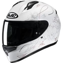 HJC C10 Epik Damen Helm, weiss-pink, Größe L