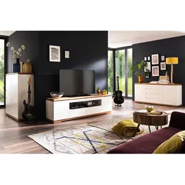 MCA Furniture Highboard 102 x 115 x 40 cm Weiß