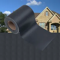 vidaXL Sichtschutzmatte PVC 35 x 19 cm Dunkelgrau 2 St.