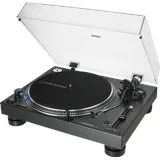 Audio-Technica LP140XPBKEUK Professioneller Manueller DJ-Plattenspieler mit Direktantrieb Schwarz