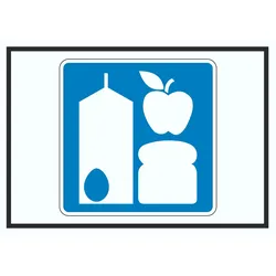 Shop Schild mit Symbol A0 (841x1189mm)