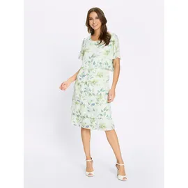 Witt Weiden Etuikleid Druck-Kleid Weiß/Eucalyptus 40
