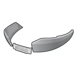 SH48 SIDE BAND DARK GREY, schwarz
