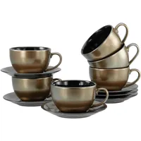 CreaTable Cappuccinotasse 0,3 l Schwarz 12 St.