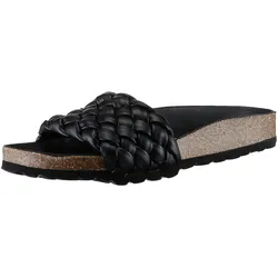 Pantolette »RICA TRENZA SOFT«, Sommerschuh, Schlappen, Strandschuh mit geflochtener Bandage, Gr. 35, schwarz, , 70597059-35