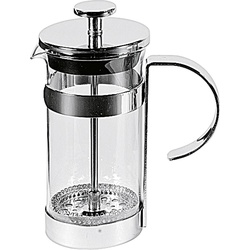 My Basics Kaffeebereiter 3 Tassen Glas/verchromt 350 ml, Kaffeebereiter, Silber