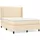 vidaXL Boxspringbett 140 x 200 cm Creme