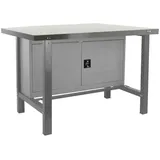 Proregal Werkbank Metall 120x83x73 cm grau