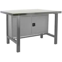 Proregal Werkbank Metall 120x83x73 cm grau