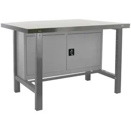 Proregal Werkbank Metall 120x83x73 cm grau