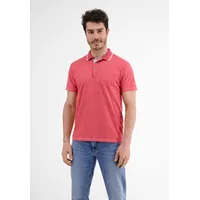 LERROS Poloshirt »LERROS Poloshirt mit Finelinerstreifen« Lerros HIBISCUS RED - S