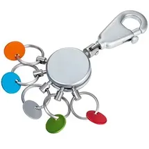 Troika TROIKA® Schlüsselanhänger PATENT/Colour matt mehrfarbig