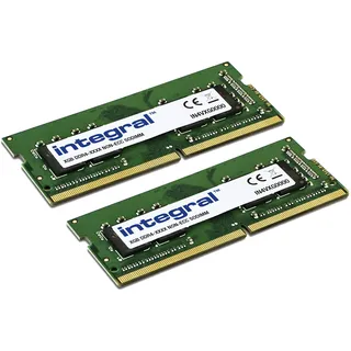 Integral 16GB(2x 8GB) DDR4 RAM 2400MHz SODIMM Laptop Notebook MacBook Arbeitsspeicher-Kit