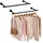Songmics Kleiderstange 2er Set 30 x 84 x 7 cm Schwarz