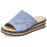 Rieker Pantolette blau lightblue