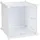Relaxdays Kleiderschrank, weiß, transparent 145,0 x 36,5 x 198,0 cm