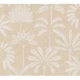 A.S. Création Cuba II Palmen Silhouette 0,53 m x 10 m 300 g beige 791631