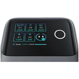 Joyroom Podix JR-TRD01 GaN 140W Desktop Ladegerät Grau