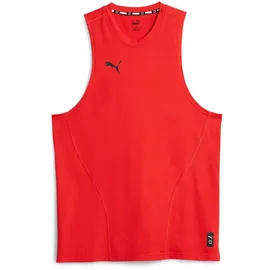 Puma Hoops Team Drycell Slvs Top red