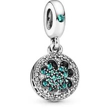 Pandora Charm "Kleeblatt" grün 797906NRGMX