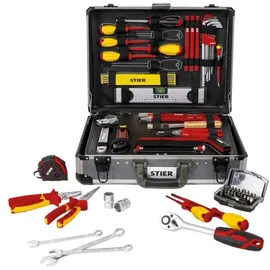 Stier Elektriker-Werkzeugsortiment 128-tlg. Aluminiumkoffer