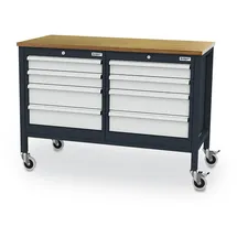 WS24 Mobile Kastenwerkbank B x T x H 1300 x 600 x 960 mm - Ws24-100144