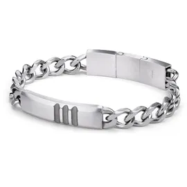 FYNCH-HATTON Curb Chain Armband silber 18,5 cm