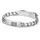 FYNCH-HATTON Curb Chain Armband silber 18,5 cm