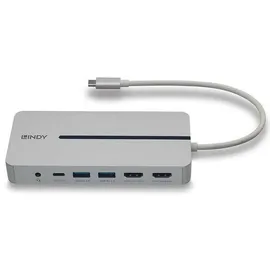 Lindy DST-Mx Duo, USB C Laptop/MacBook Mini Dockingstation