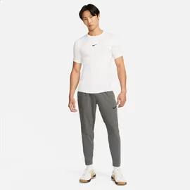 Nike Pro Dri-Fit Tight kurzarm Fitnessshirt Herren T-Shirt, weiß - white/black XXL