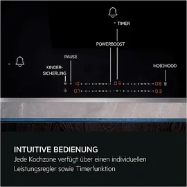 AEG MM100BSIB (TU5AB20WSK+TO64IA0FXB) Serie 5000 mit SurroundCook®, Einbaubackofenset (Induktionskochfeld, A+, 72 l)