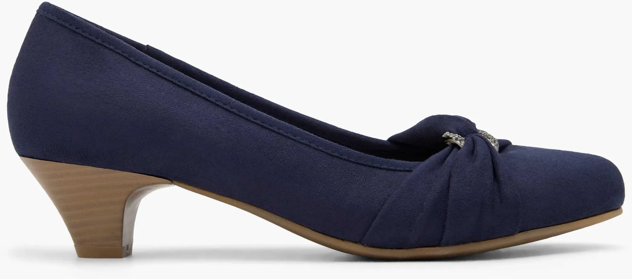 Easy Street  Pumps Blau, Damen, Größe: 7 1/2, Material: Velourimitat/Textil - Easy Street  Pumps Blau, Damen, Größe: 7 1/2, Material: Velourimitat/Textil - woman - Blau