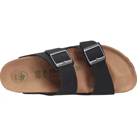 Birkenstock Arizona Vegan Birko-Flor Nubuk schmal schwarz 38