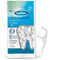 DenTek Fresh & White Zahnseide Sticks Zahnseide Minzgeschmack 36 St.