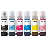 Epson Original EcoTank 107 Tintenflaschen - 6er Multipack schwarz,