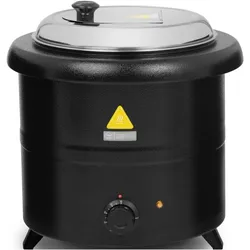 Royal Catering Suppentopf elektrisch - 13 L - 600 W - schwarz