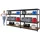 Proregal Mega Deal 2er-Set Schwerlastregal Giant Elephant 160x150x60cm mit 4 Ebenen Fachlast 200kg Schwarz, Kellerregal, Steckregal, Garagenregal