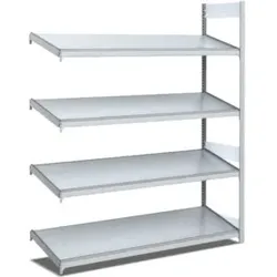 Bito Bereitstellregal schräg L1308xH2000xT524 mm, Anbaufeld verzinkt