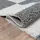 Sanat Milano 1250", grau Hellgrau B:80cm H:30mm L:150cm, Kunstfaser, Teppiche, Hochflor, Wohnzimmer, Schlafzimmer, fussbodenheizungsgeeignet