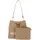 Valentino Schultertasche Liuto Bucket Bag Beige / Multicolor