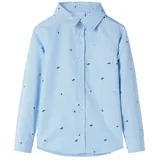 vidaXL Kinderhemd Hellblau 116